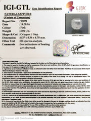 3.01/CT Natural Pink Sapphire with Govt Lab Certificate-(16650)